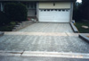 cement work and interlocking stone