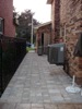 cement work and interlocking stone