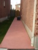 cement work and interlocking stone